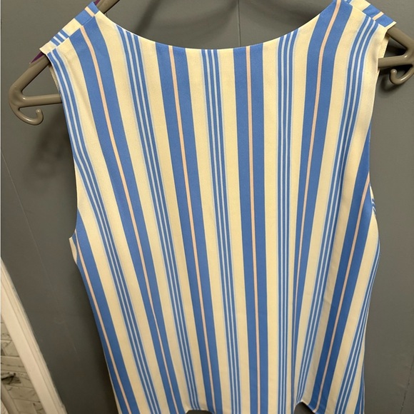 Cato Blue/pink and Cream Striped Tank Top - Picture 3 of 7